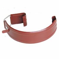 OKAPY Žlabová spojka 330mm tmavě červená OKAPY Žlabová spojka 330mm tmavě červená