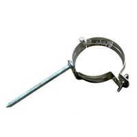 OKAPY Titanzinek Objímka svodu s trnem 80/140 mm OKAPY Titanzinek Objímka svodu s trnem 80/140 mm