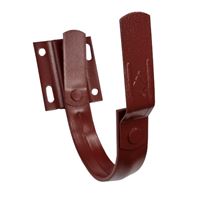 OKAPY Žlabový hák čelní 330mm tmavě červený OKAPY Žlabový hák čelní 330mm tmavě červený