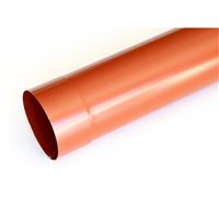 OKAPY Svodová roura 120mm délka 1m cihlová OKAPY Svodová roura 120mm délka 1m cihlová