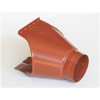 OKAPY Žlabový kotlík 250mm/svod 80mm  černý