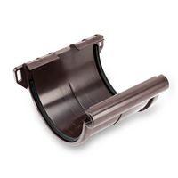 Plastové OKAPY P005 - Spojka žlabu 110 (250) -Grafitová - LA 