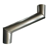 OKAPY Pozink Koleno výtokové 100mm